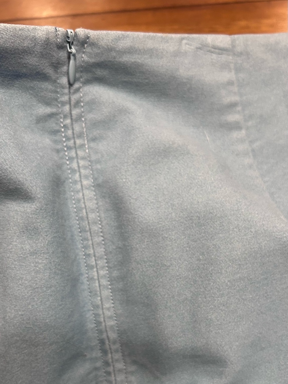 Boden Mini Skirt Size 10 A-Line Light Blue Cotton Blend - Picture 4 of 7